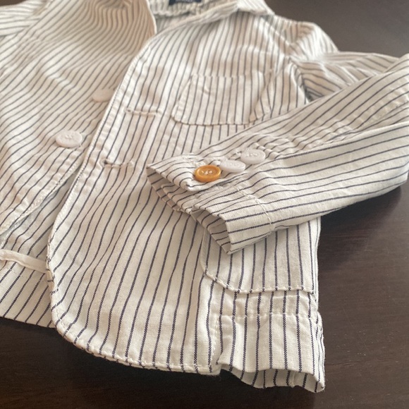 Manai Jacket Blazer Boys Cotton, Sz 4 - Picture 4 of 11